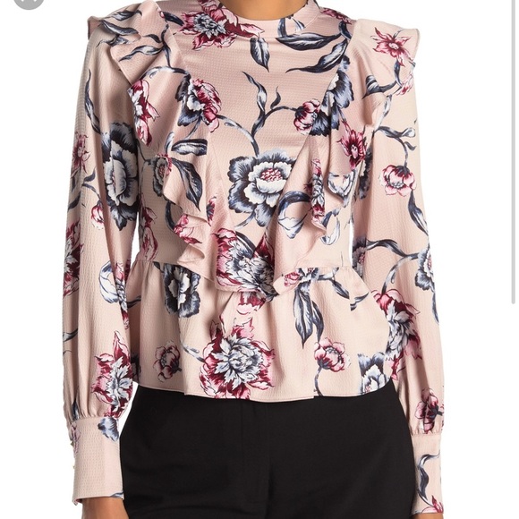 RACHEL Rachel Roy Tops - NWT Rachel Roy Ruffle long sleeve top size 0